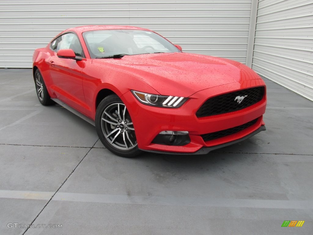 2016 Mustang EcoBoost Premium Coupe - Race Red / Ebony photo #1