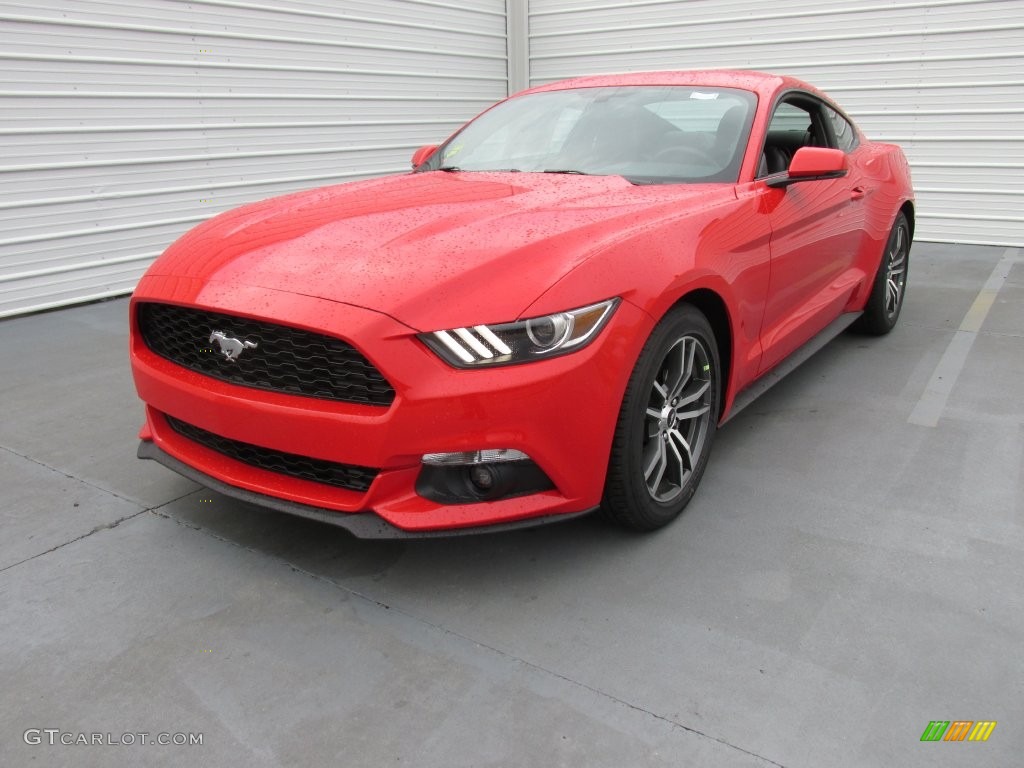 2016 Mustang EcoBoost Premium Coupe - Race Red / Ebony photo #7