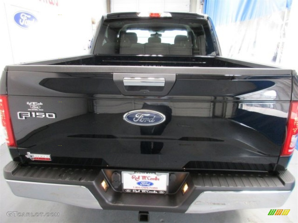 2016 F150 XLT SuperCrew - Shadow Black / Medium Earth Gray photo #7