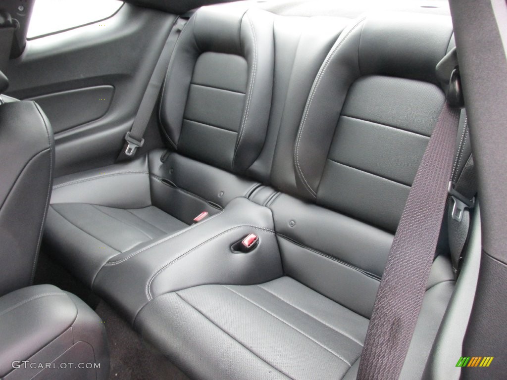 2016 Ford Mustang EcoBoost Premium Coupe Rear Seat Photo #109091838
