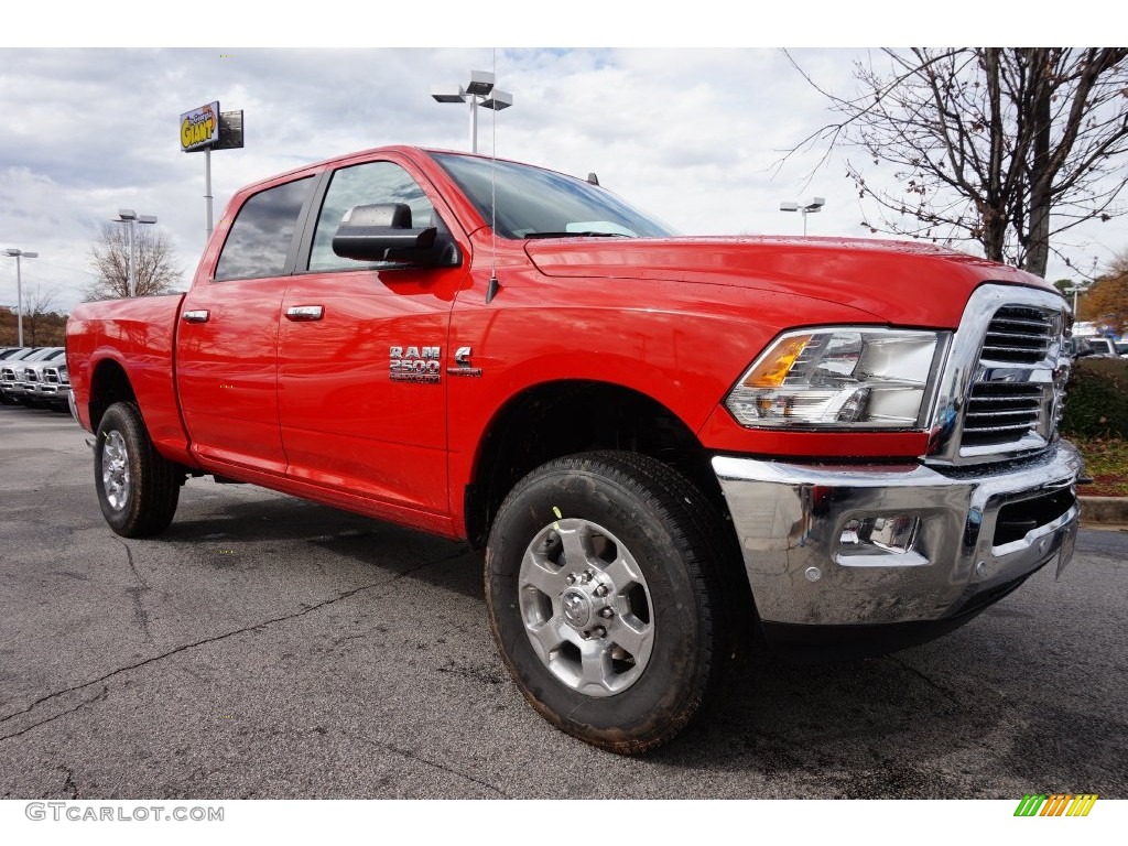 Flame Red 2016 Ram 2500 Big Horn Crew Cab 4x4 Exterior Photo #109092820