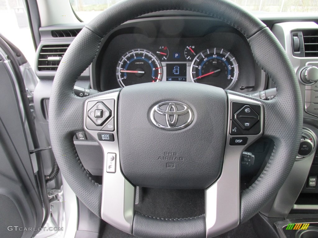 2016 Toyota 4Runner Limited Black Steering Wheel Photo #109092955