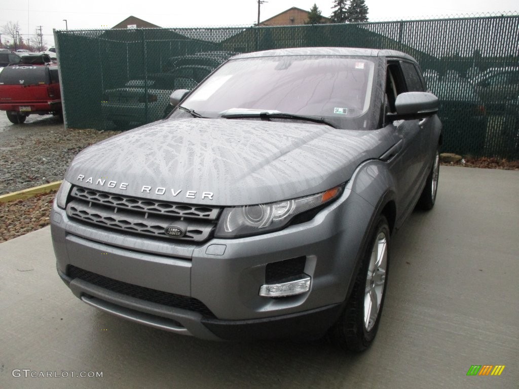 2013 Range Rover Evoque Pure - Orkney Grey Metallic / Ebony photo #7