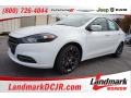 2016 Bright White Dodge Dart SE  photo #1