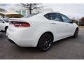 2016 Bright White Dodge Dart SE  photo #3