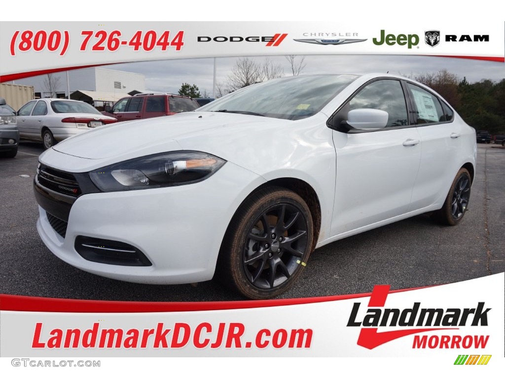 2016 Dart SE - Bright White / Black photo #1