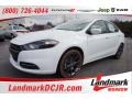 2016 Bright White Dodge Dart SE  photo #1