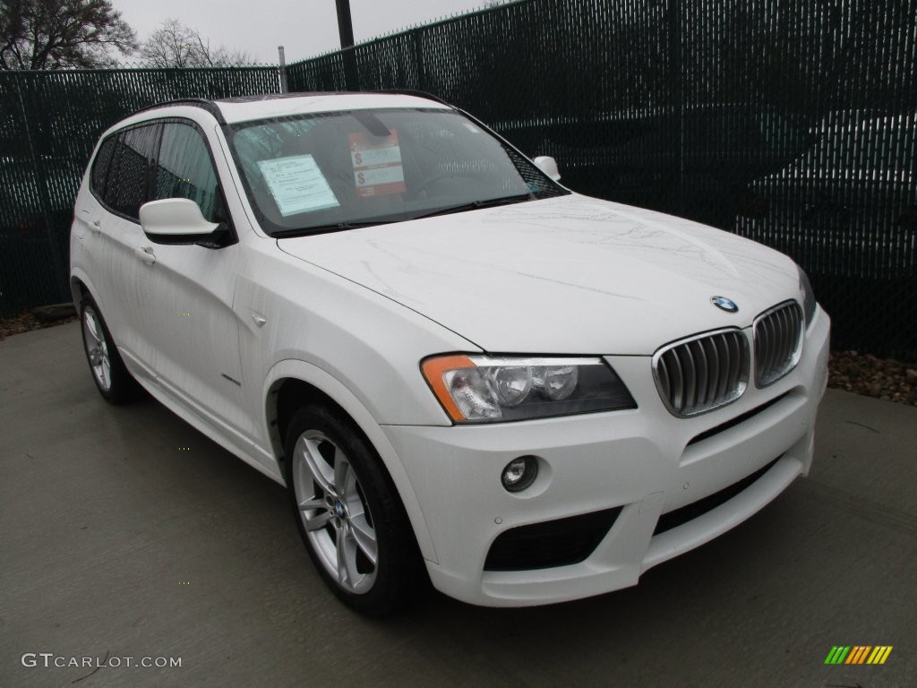 Alpine White 2013 BMW X3 xDrive 28i Exterior Photo #109094698