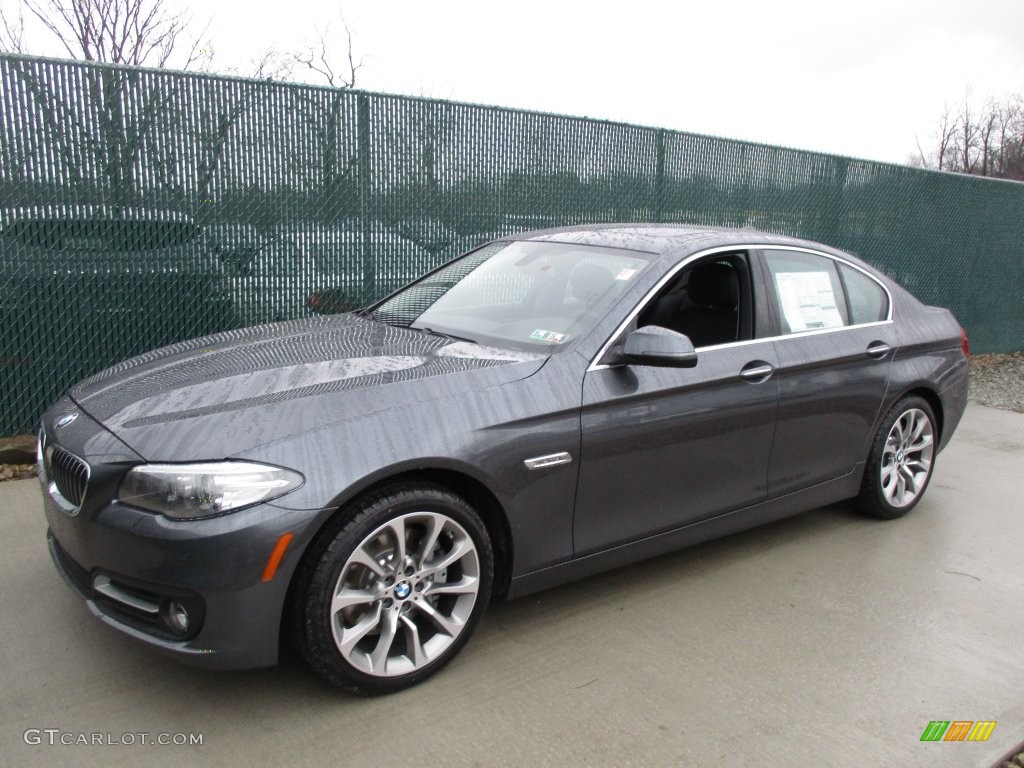 2016 5 Series 535i xDrive Sedan - Dark Graphite Metallic / Black photo #8