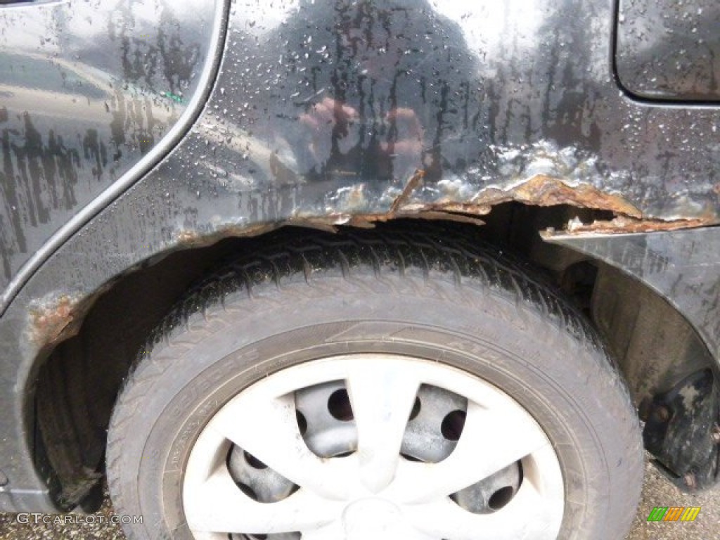 2005 Elantra GLS Hatchback - Black Obsidian / Gray photo #5