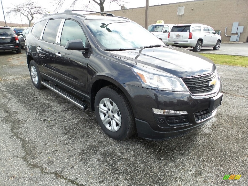 Tungsten Metallic 2016 Chevrolet Traverse LS Exterior Photo #109097806