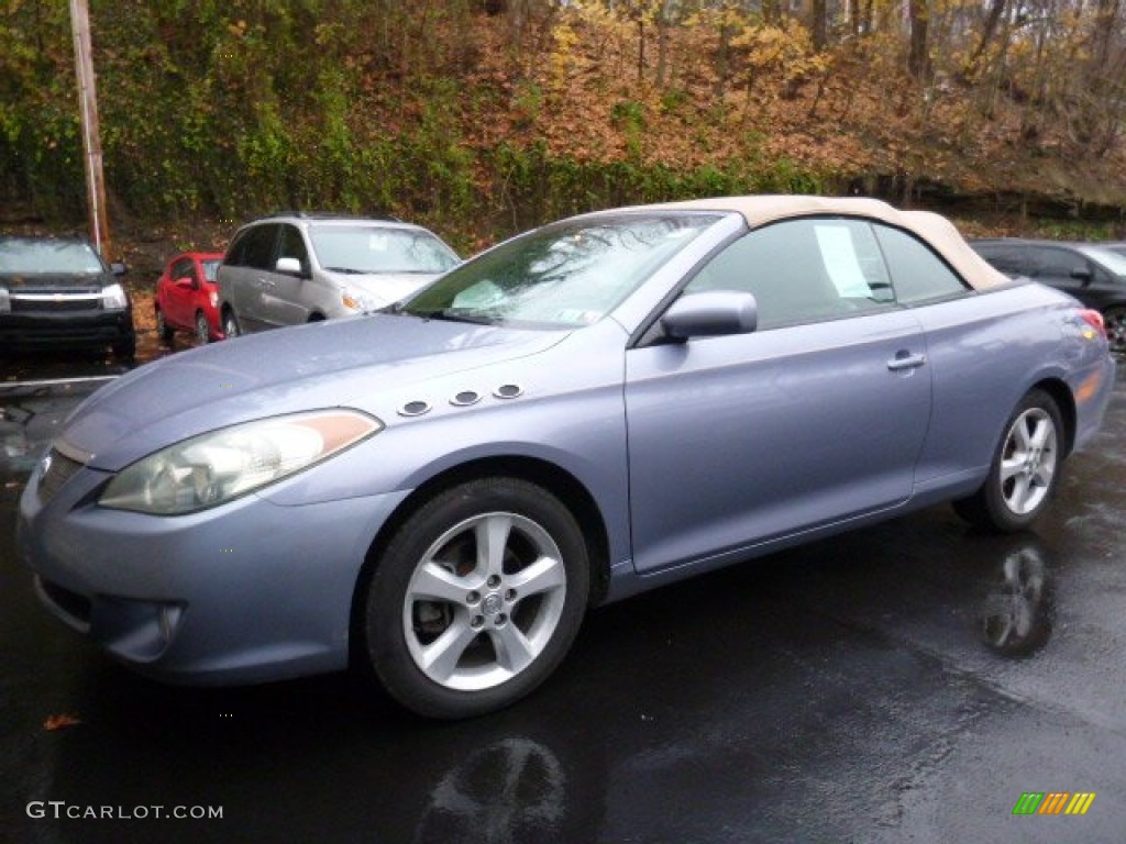 2004 Solara SLE V6 Convertible - Cosmic Blue Metallic / Ivory photo #4