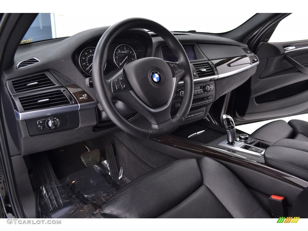 Black Interior 2012 BMW X5 xDrive35d Photo #109099024