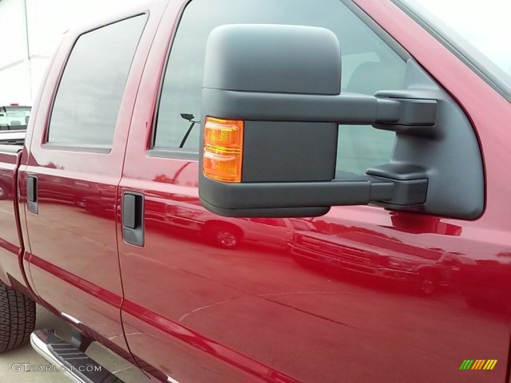 2016 F250 Super Duty XLT Crew Cab 4x4 - Ruby Red Metallic / Adobe photo #6