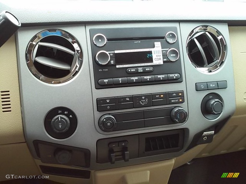 2016 F250 Super Duty XLT Crew Cab 4x4 - Ruby Red Metallic / Adobe photo #36