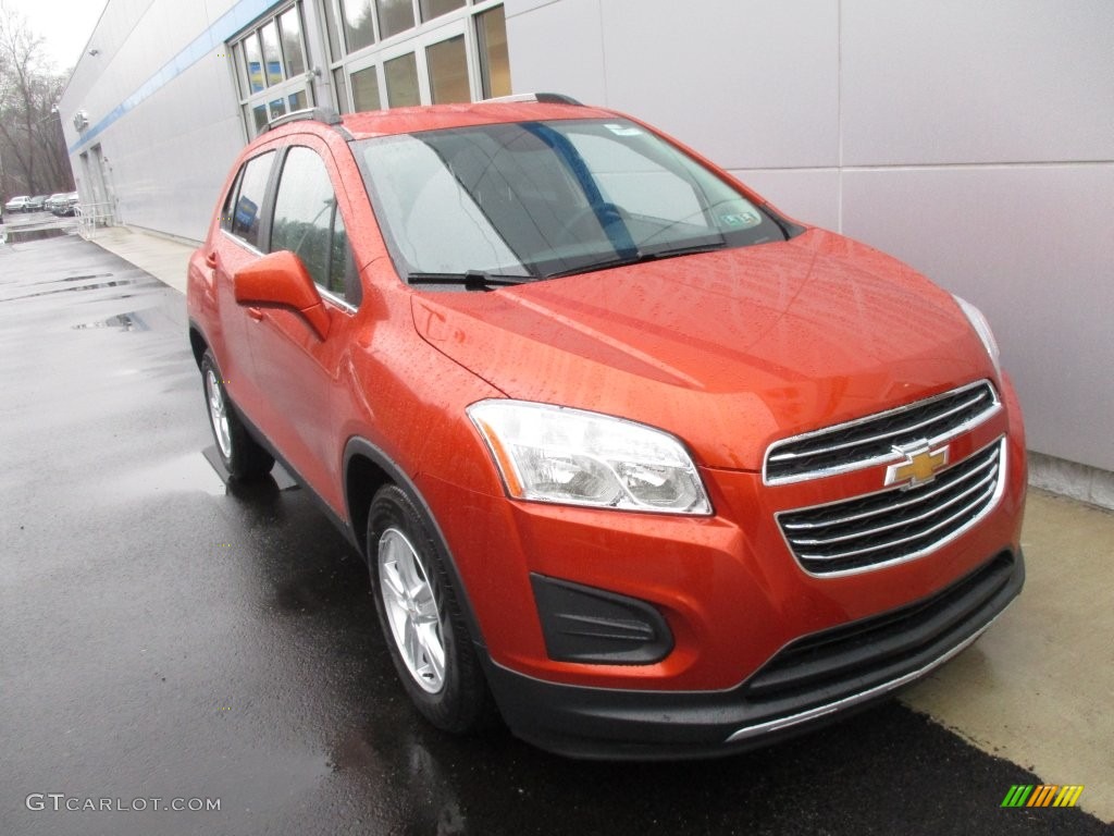 Orange Rock Metallic 2016 Chevrolet Trax LT Exterior Photo #109103584