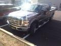 Dark Shadow Grey Metallic 2008 Ford F350 Super Duty Lariat Crew Cab 4x4