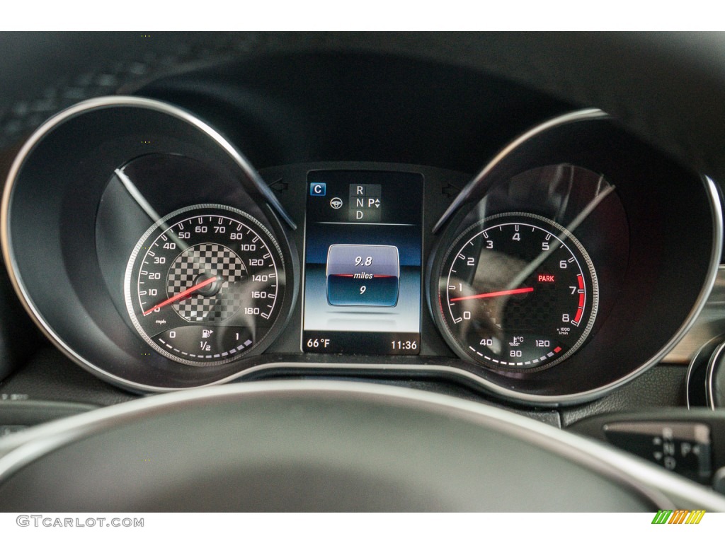 2016 Mercedes-Benz C 450 AMG Sedan Gauges Photo #109104031