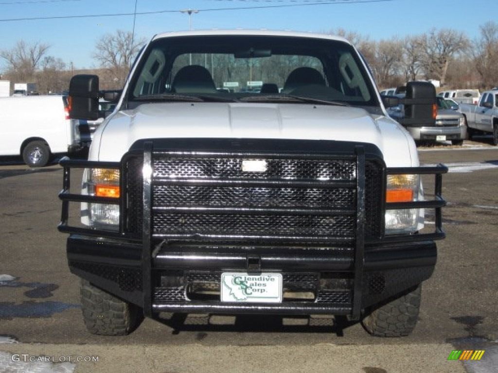 2010 F350 Super Duty XL Crew Cab 4x4 - Oxford White / Medium Stone photo #7