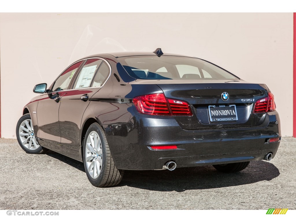 2016 5 Series 535i Sedan - Dark Graphite Metallic / Black photo #3