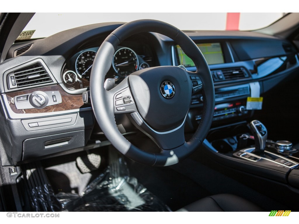 2016 5 Series 535i Sedan - Dark Graphite Metallic / Black photo #5