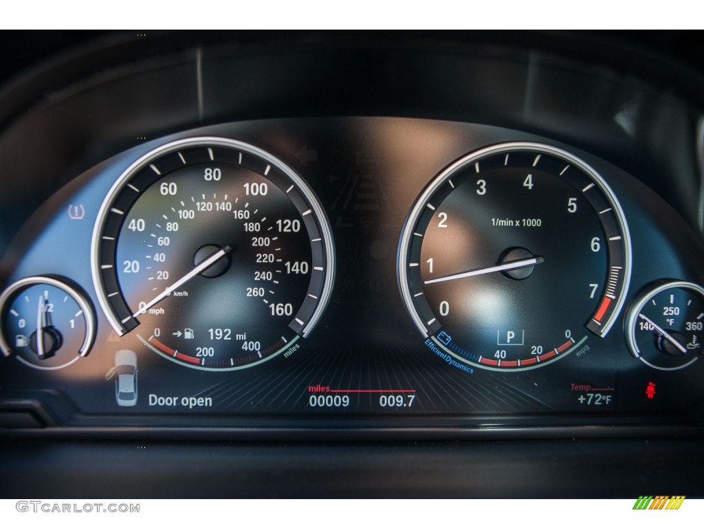 2016 5 Series 535i Sedan - Dark Graphite Metallic / Black photo #6