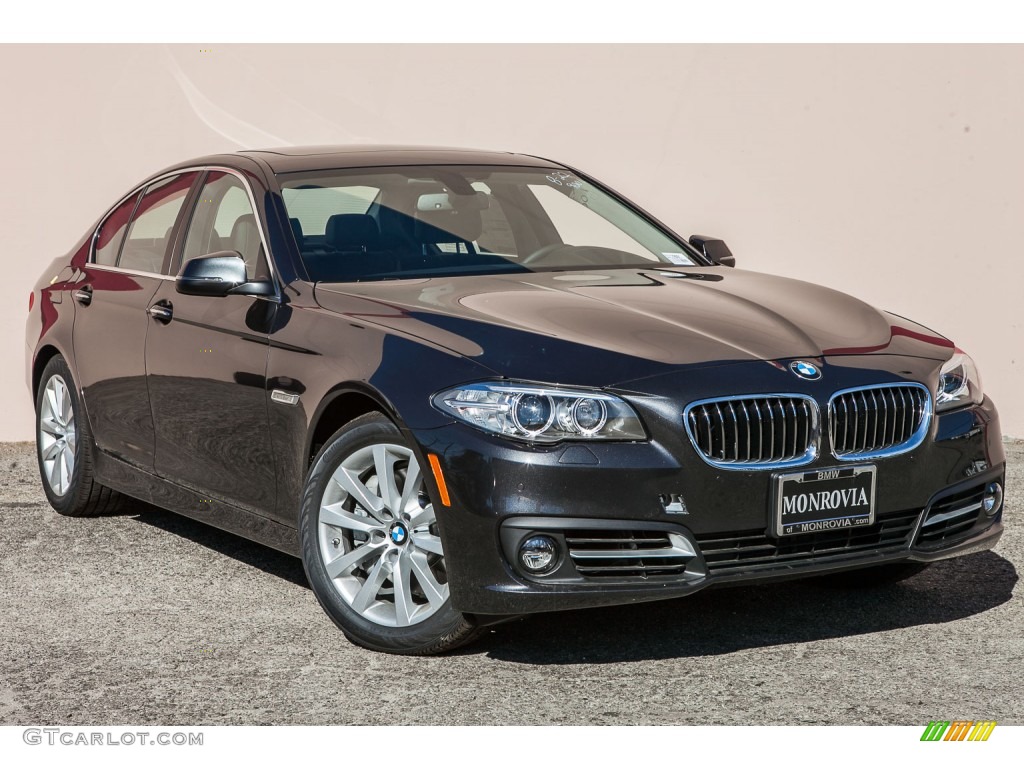 2016 5 Series 535i Sedan - Dark Graphite Metallic / Black photo #11