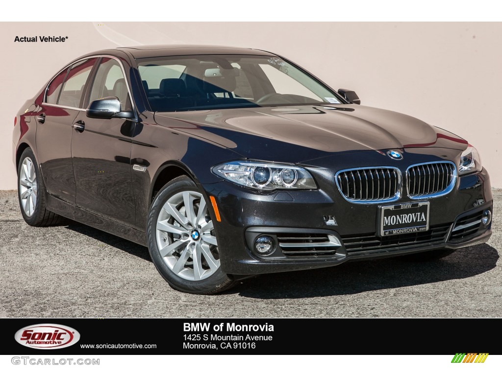 2016 5 Series 535i Sedan - Dark Graphite Metallic / Black photo #1