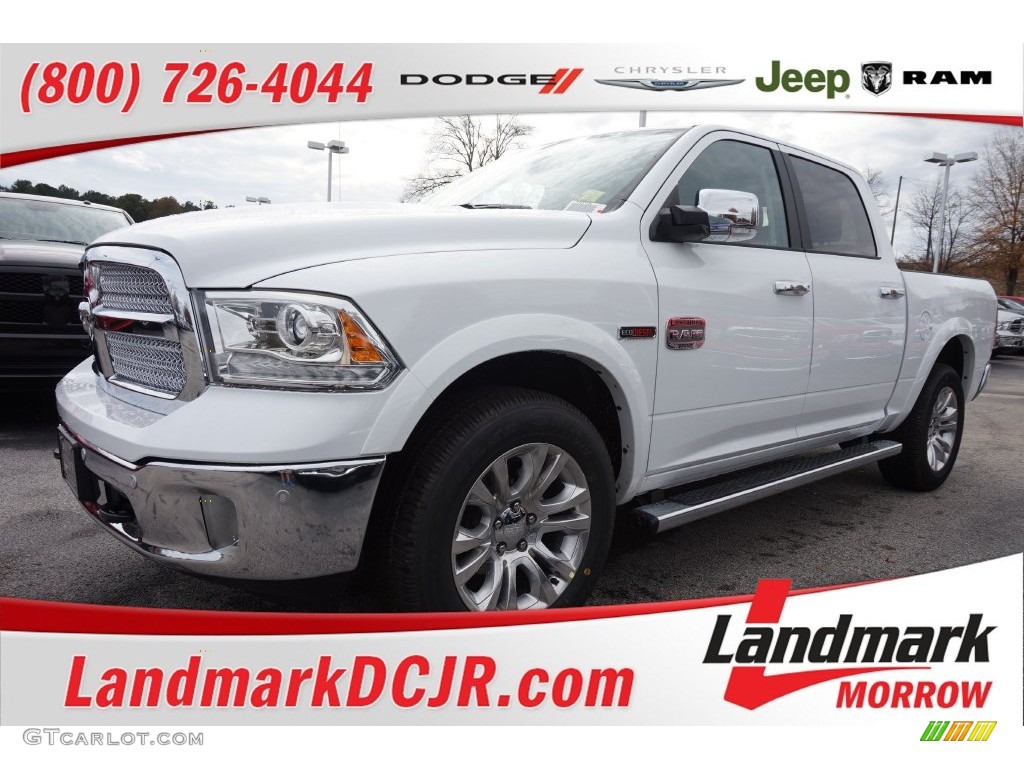 2016 Bright White Ram 1500 Laramie Longhorn Crew Cab 4x4