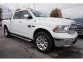 2016 Bright White Ram 1500 Laramie Longhorn Crew Cab 4x4  photo #4