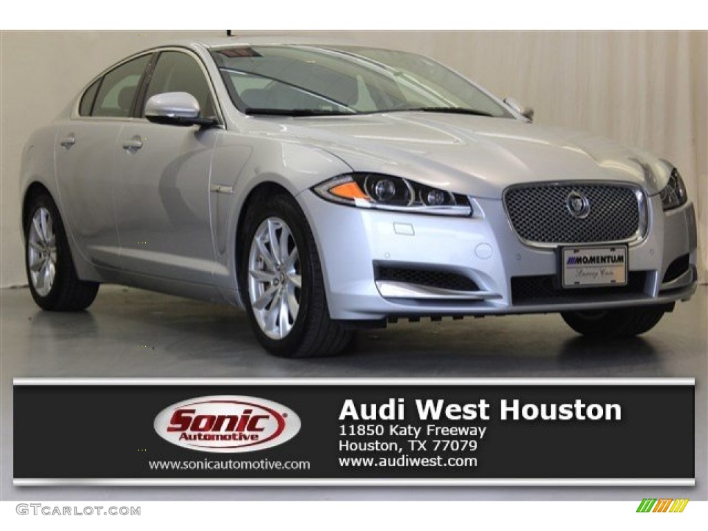 2013 XF I4 T - Rhodium Silver Metallic / Warm Charcoal photo #1