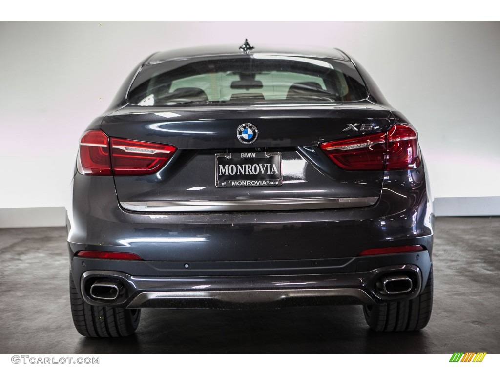 2016 X6 xDrive50i - Dark Graphite Metallic / Coral Red/Black photo #2