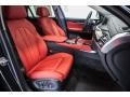 Coral Red/Black 2016 BMW X6 xDrive50i Interior Color