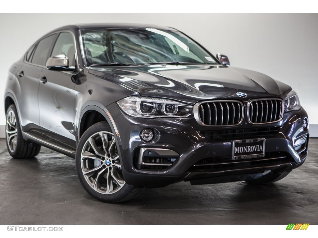 2016 X6 xDrive50i - Dark Graphite Metallic / Coral Red/Black photo #11