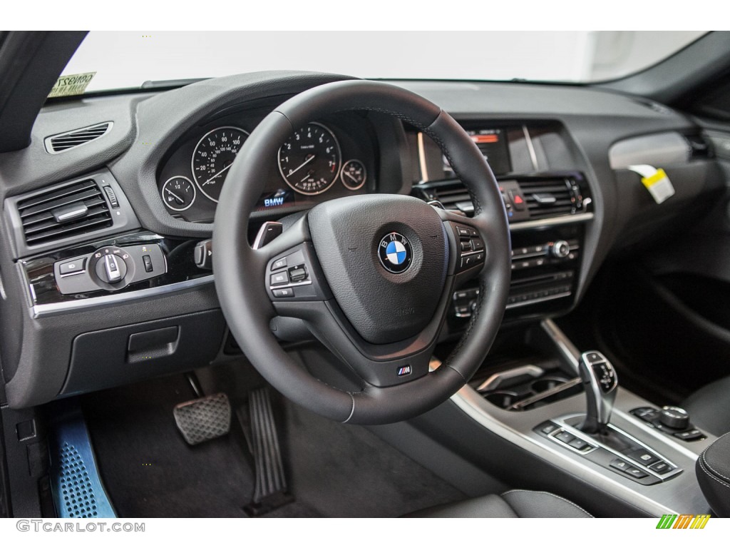Black Interior 2016 BMW X4 xDrive35i Photo #109111465