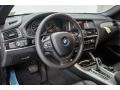 Black 2016 BMW X4 xDrive35i Interior Color