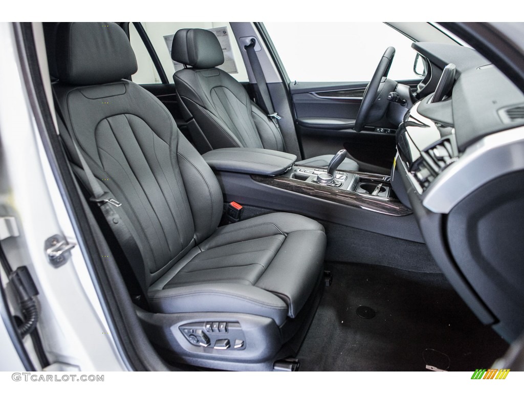 Black Interior 2016 BMW X5 xDrive50i Photo #109111651