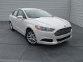 2016 White Platinum Tri-Coat Metallic Ford Fusion SE  photo #1