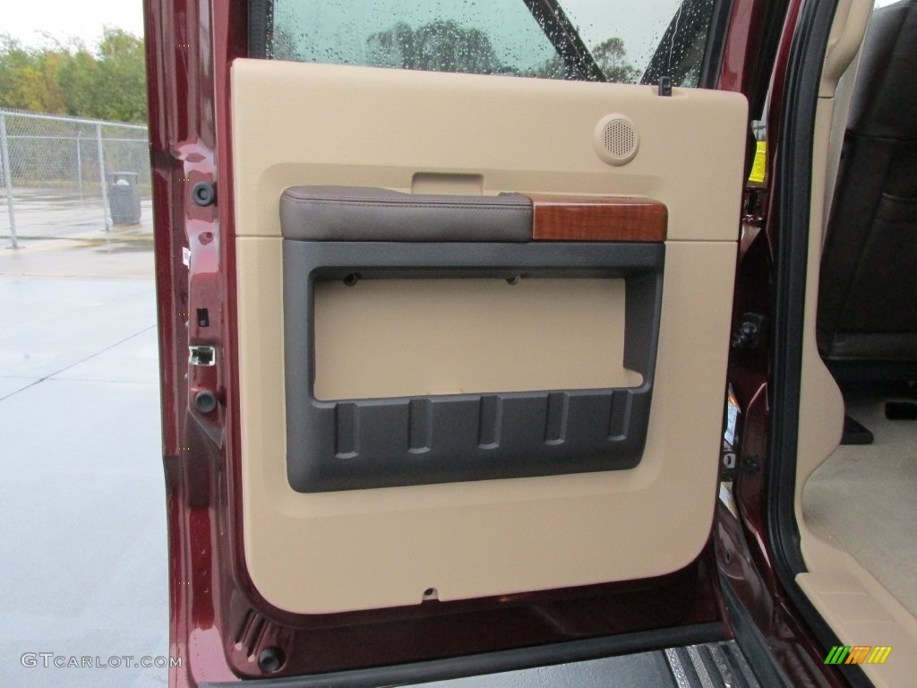 2016 Ford F250 Super Duty King Ranch Crew Cab 4x4 Adobe Door Panel Photo #109113316