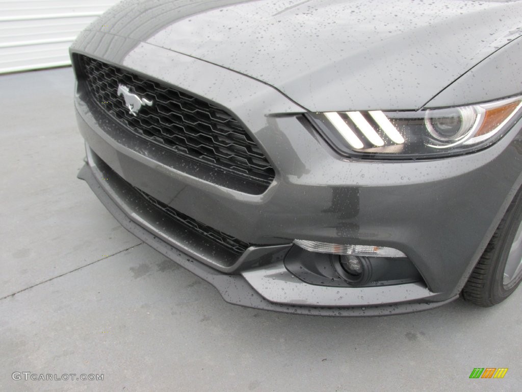 2016 Mustang EcoBoost Coupe - Magnetic Metallic / Ebony photo #10