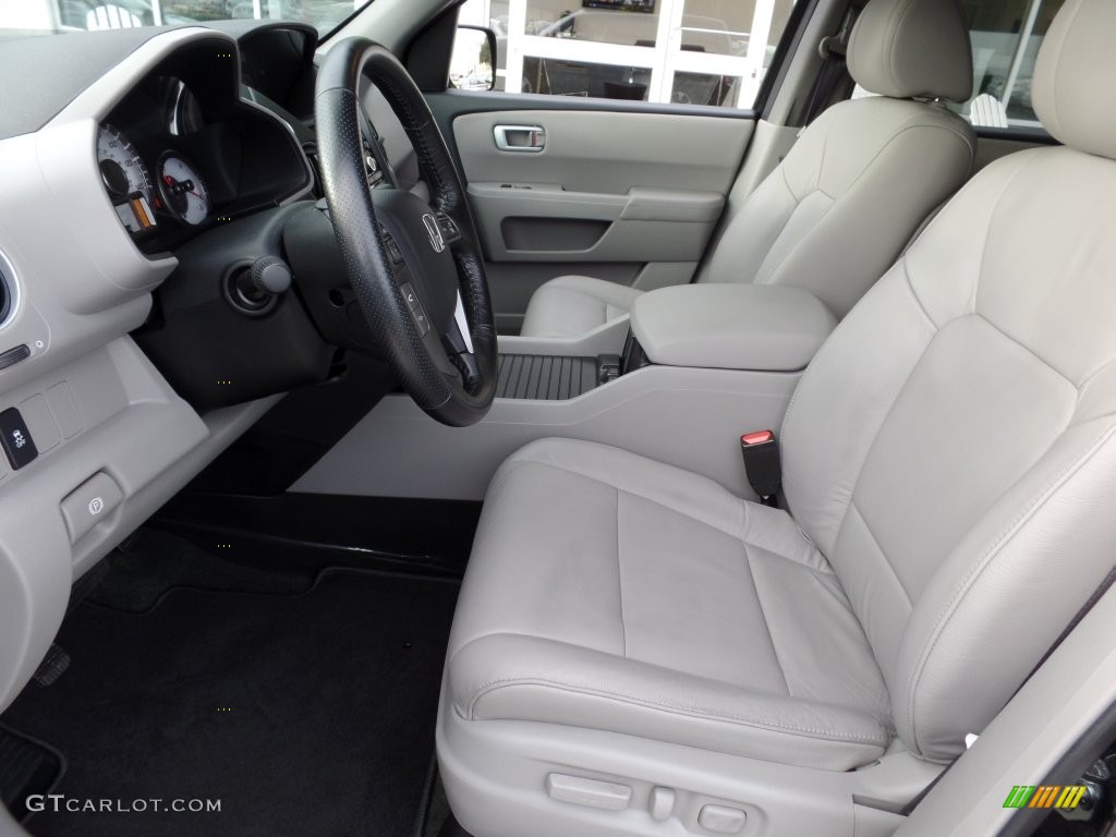 2015 Pilot EX-L - Crystal Black Pearl / Gray photo #11