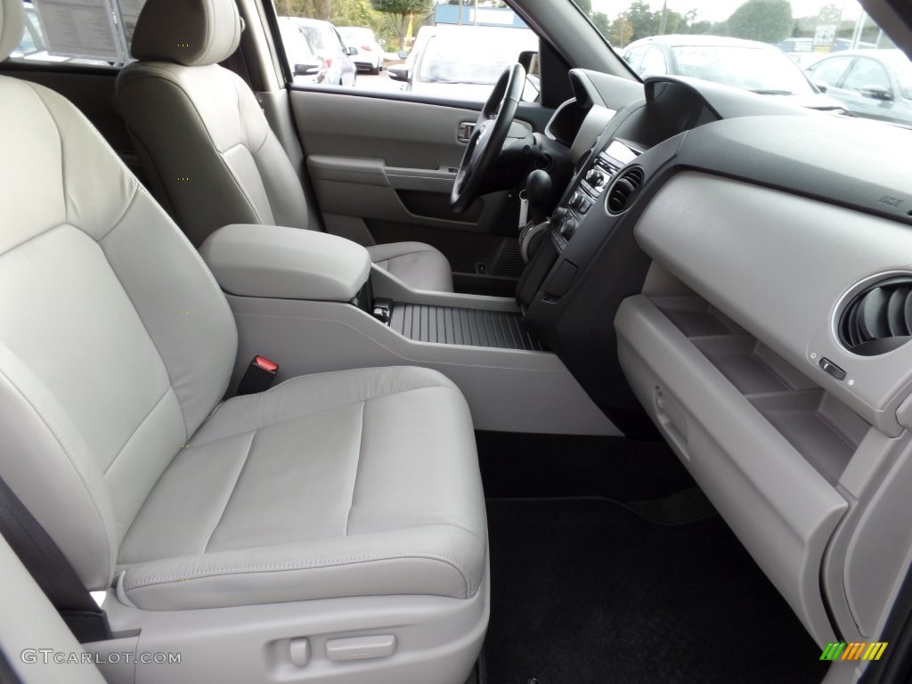 2015 Pilot EX-L - Crystal Black Pearl / Gray photo #14