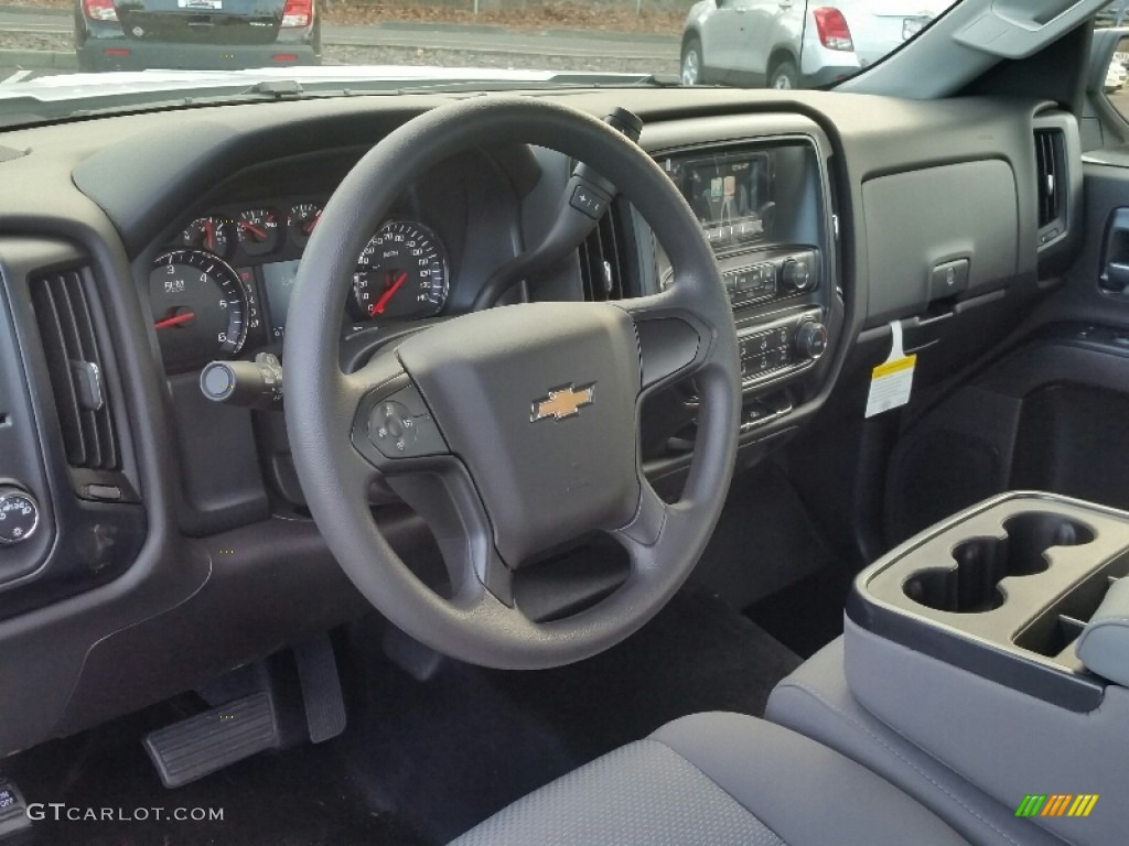 2016 Silverado 1500 WT Double Cab - Summit White / Jet Black photo #8