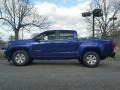 2016 Laser Blue Chevrolet Colorado WT Crew Cab 4x4  photo #3