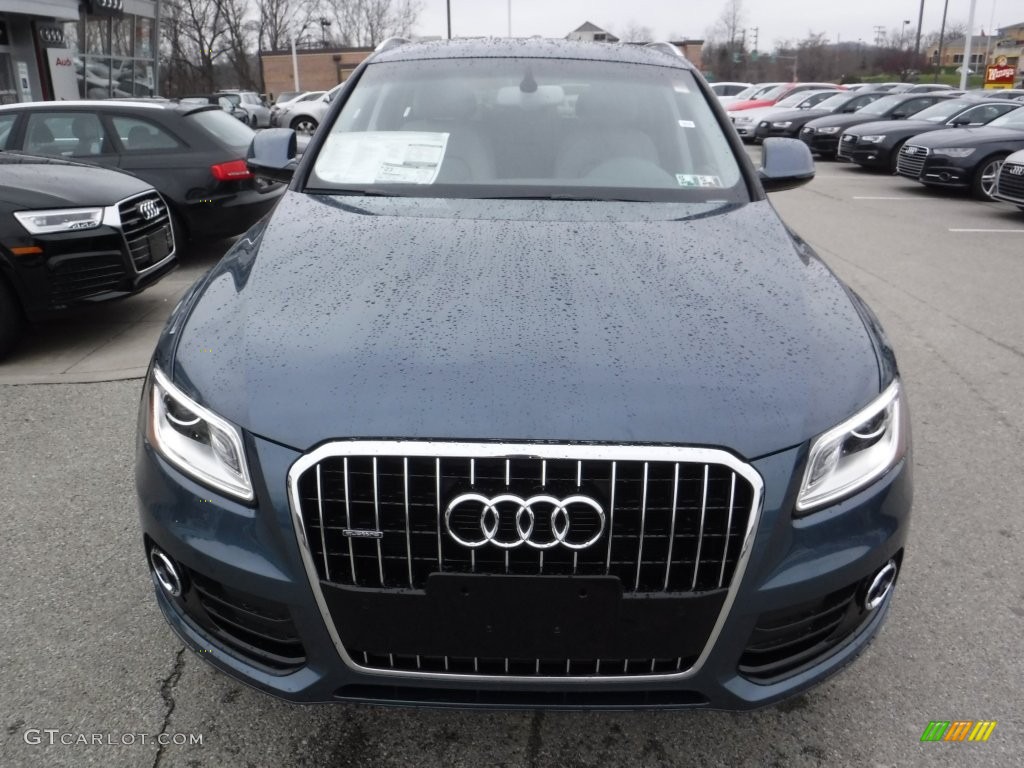 2016 Q5 2.0 TFSI Premium quattro - Utopia Blue Metallic / Titanium Gray photo #4