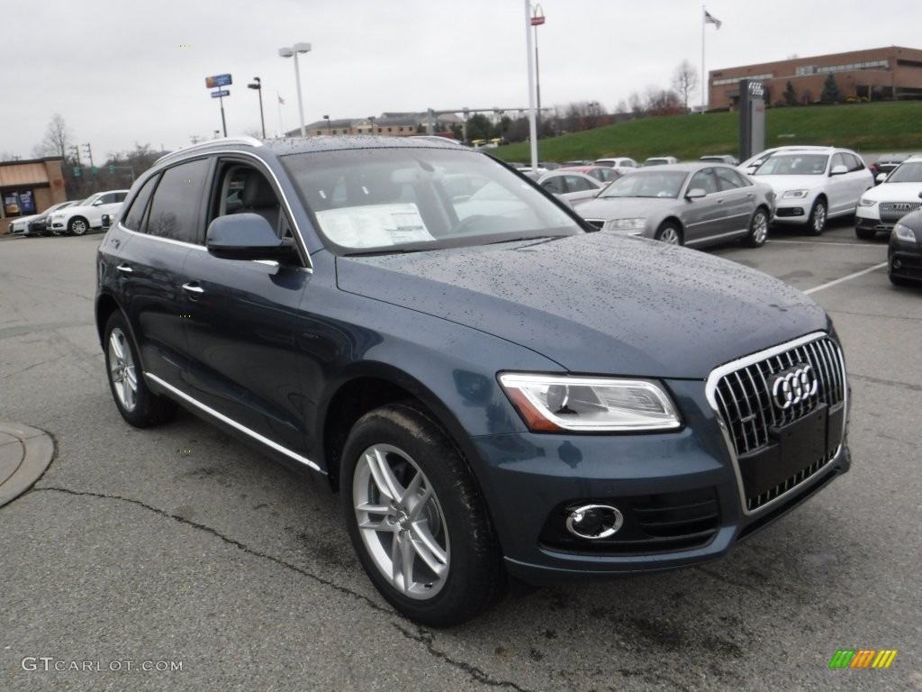 2016 Q5 2.0 TFSI Premium quattro - Utopia Blue Metallic / Titanium Gray photo #6