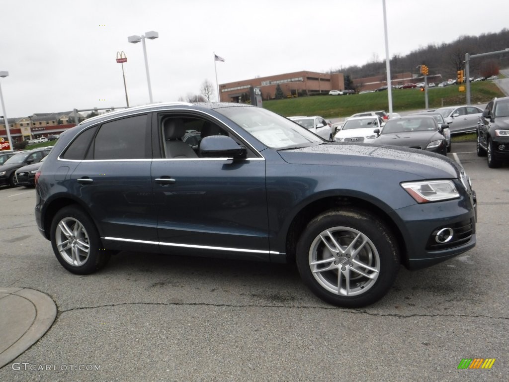 2016 Q5 2.0 TFSI Premium quattro - Utopia Blue Metallic / Titanium Gray photo #7