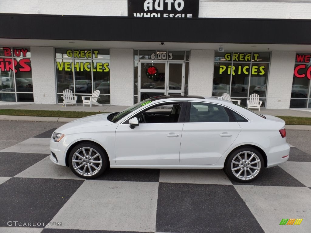 Glacier White Metallic Audi A3