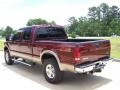 2005 Dark Toreador Red Metallic Ford F250 Super Duty Lariat FX4 Crew Cab 4x4  photo #5