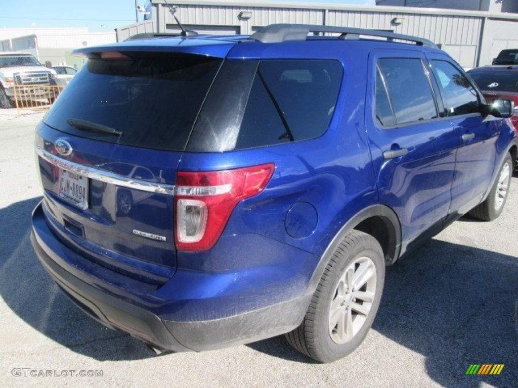 2014 Explorer FWD - Deep Impact Blue / Medium Light Stone photo #9